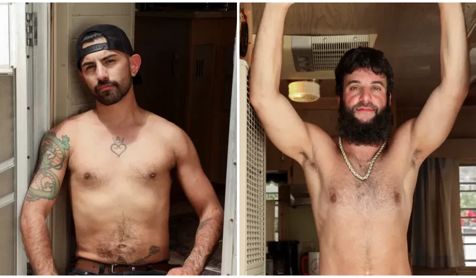 Pup Hades & Giovanni At Trailer Trash Boys Gay Porn