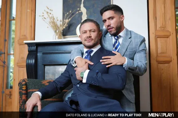 Sheer Socks & Sex: Dato Foland & Luciano At MenAtPlay Gay Porn 8