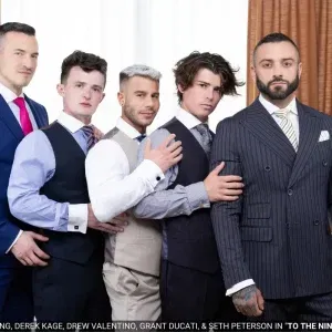 To The Nines: The Final Orgy With Derek Kage & Drew Valentino Gay Porn