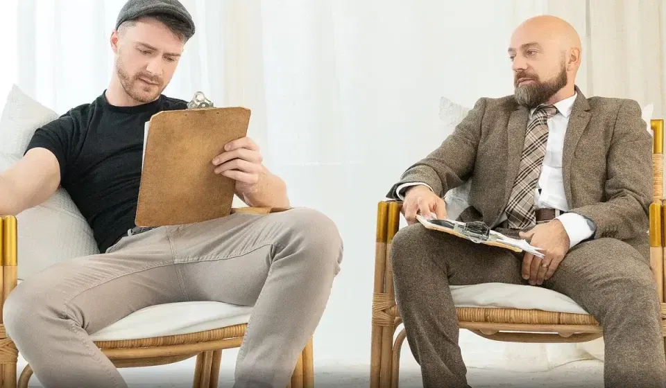 Deeper Deep Throat: Adam Snows 3-Way With Cole Blue & Noah White Gay Porn