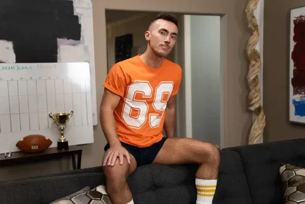 Fantasy Football Fuckers: Joey Dane & Evan Jordie Gay Porn 1