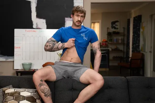 Fantasy Football Fuckers: Joey Dane & Evan Jordie Gay Porn 3