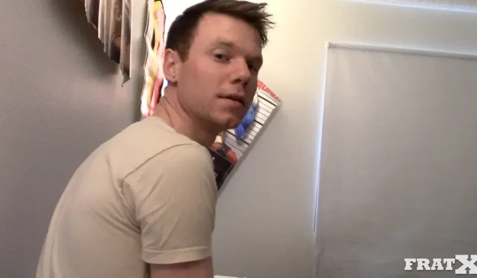 Fratboy Takes Four Cocks At FraternityX Gay Porn