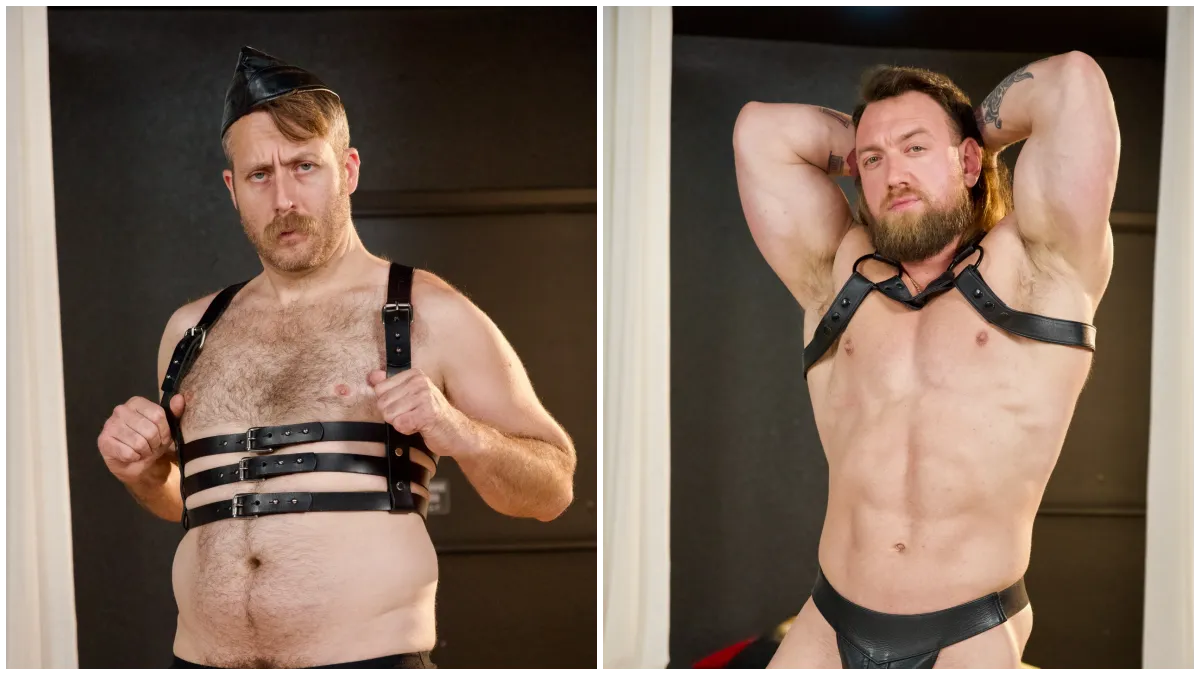 Joel Someone & Adam X Lee With A Leather Sesion At Chaosmen 🌈 Gay Porn