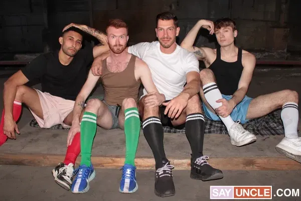Lance Woods Bottoms For 3 Soccer Players Gay Porn Lance Woods Bottoms For 3 Soccer Players Gay Porn