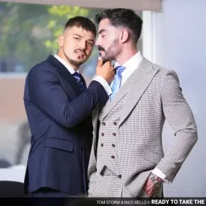 Euphoria Of Lust: Leonaordo & Tyler Wu Nico Bello & Tom Storm: Suits & Office Sex Gay Porn
