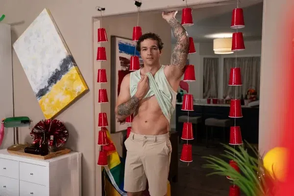 Panic At The Frat House Part 1: Carter Collins & Jayden Marcos Gay Porn 1