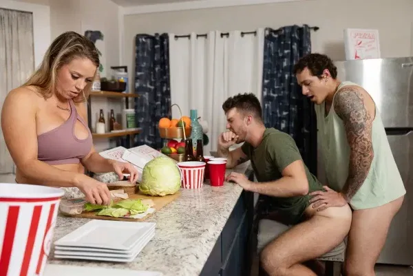 Panic At The Frat House Part 1: Carter Collins & Jayden Marcos Gay Porn 6