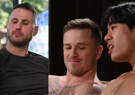 Andrew Delta, Blain O'Connor, & Jay Wu Welcome Us To The Sex House Gay Porn