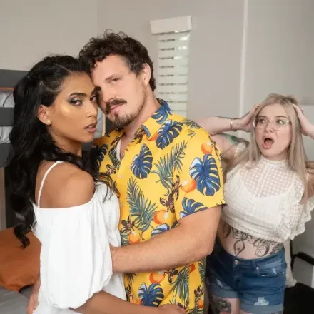 Chanel Chance & Robby Apples In Hostel Peeper Gets Some Dick By TransAngels Gay Porn