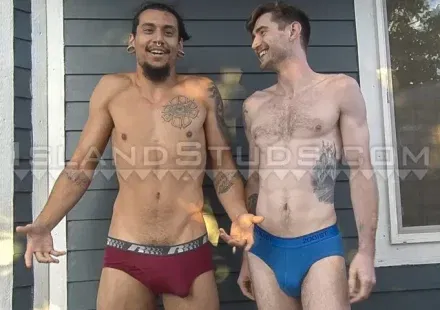 Dorian & Javier Jerk Off Together At Island Studs Gay Porn