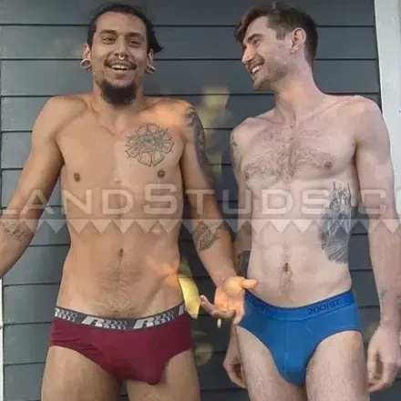 Dorian & Javier Jerk Off Together At Island Studs Gay Porn