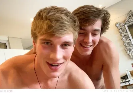 Helmut Huxley, Ashton Montana, and Jerome Exupery at BelAmi Gay Porn