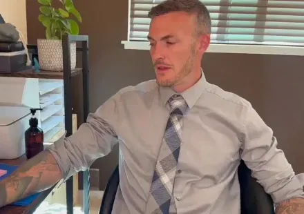 Jacob King & Christian Wildes Office Fling Gay Porn