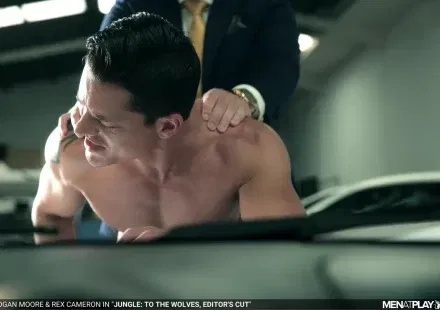 Logan Moore & Rex Cameron In A Mafia Story With Cum-Smeared Suits Gay Porn