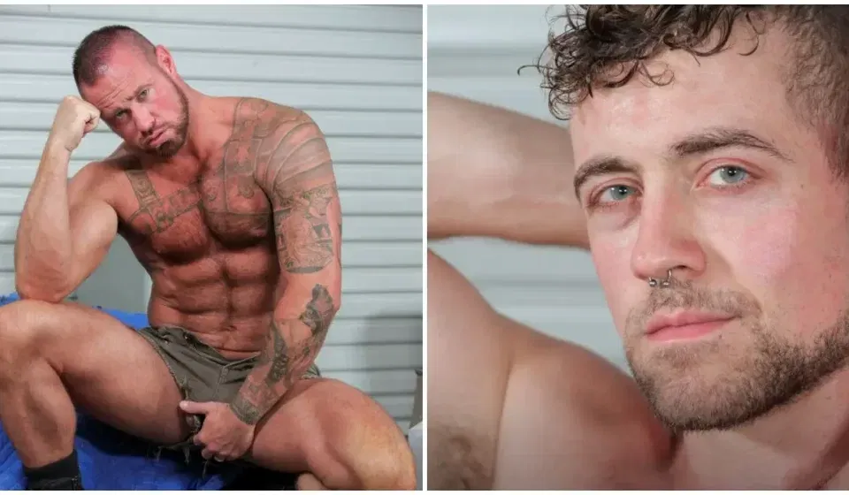 Michael Roman And Jay Austin Get Wild In A Dirty Garage Gay Porn