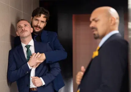 Office Temptations With Apolo Adrii and Samuel Hodecker By MEN Gay Porn