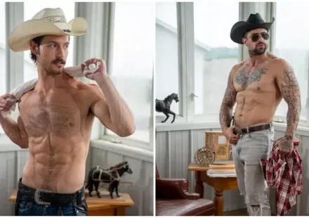 Saddle Uptown: Horny Gay Cowboys Ryan Bones & Theo Dore Do It Gay Porn 18