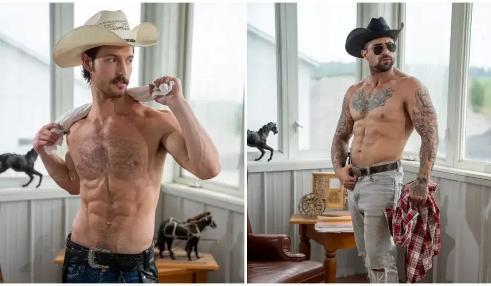 Saddle Uptown: Horny Gay Cowboys Ryan Bones & Theo Dore Do It Gay Porn 18