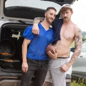 Czech Hunter 811: Jan – The Hairy Stud Tailgate Cum Fiesta: Adam Banks & Evan Jordie Gay Porn 4