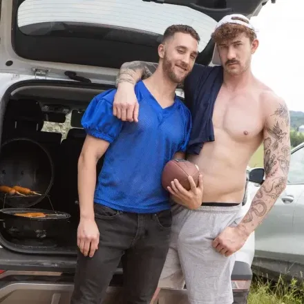 Tailgate Cum Fiesta: Adam Banks & Evan Jordie Gay Porn 4