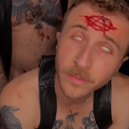 Tatted Fag & Jackson Fader Have Sex In The Name Of Satan Gay Porn