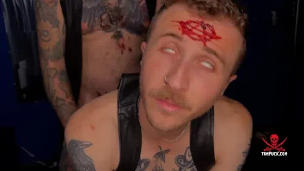 Tatted Fag & Jackson Fader Have Sex In The Name Of Satan Gay Porn
