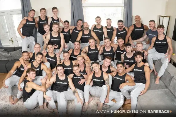 20+ Men Orgy With Gay Porn Super Stars Gay Porn