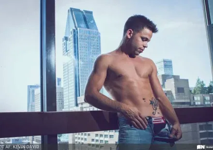 Dildo In The Sky: Kevin David Gay Porn