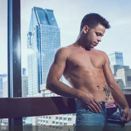 Dildo In The Sky: Kevin David Gay Porn