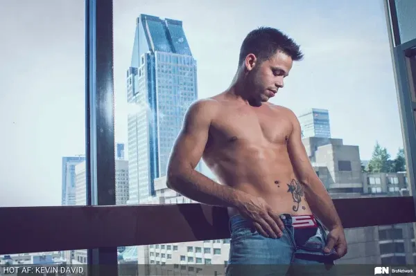 Dildo In The Sky: Kevin David Gay Porn