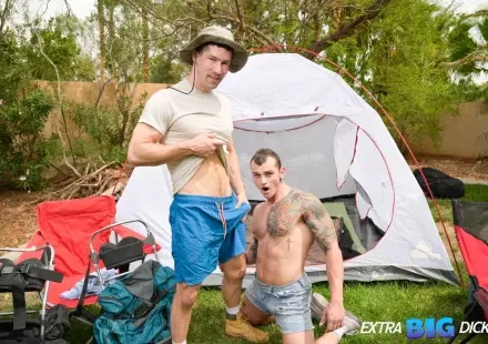 Eddie Patrick & Sebastian Bluu’s Wild Night Under the Stars Gay Porn