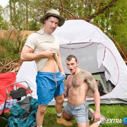 Eddie Patrick & Sebastian Bluu’s Wild Night Under the Stars Gay Porn