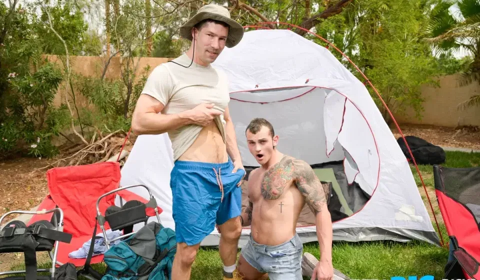 Eddie Patrick & Sebastian Bluu’s Wild Night Under the Stars Gay Porn