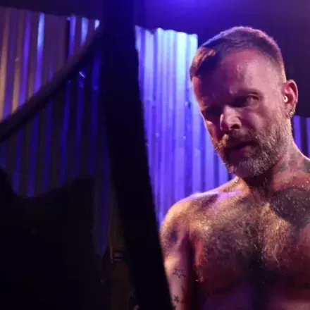 Greg Hollywood Takes Charge of Kyle Michaels at Fisting Inferno Gay Porn