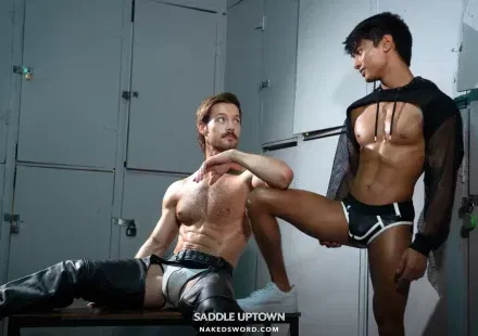 Luca Knight & Leo Louis In Saddle Uptown Gay Porn