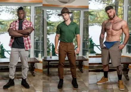 Shore Things 1: Harrison Feels, Mike Monroe, & William Seed Gay Porn