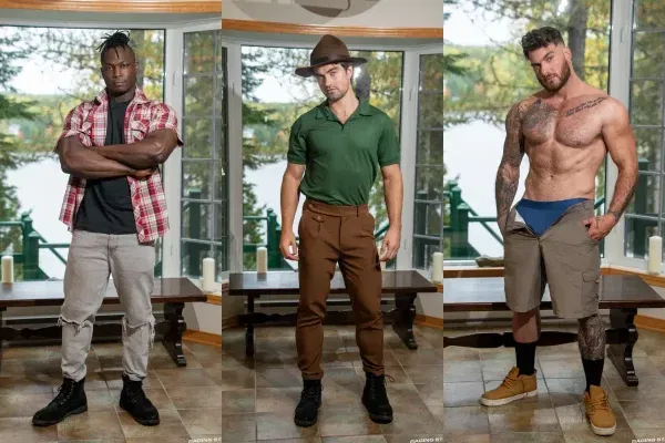 Shore Things 1: Harrison Feels, Mike Monroe, & William Seed Gay Porn