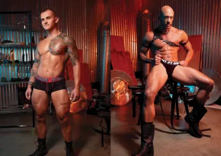 The Hottest Sling Session With Sebastian Bluu & Rocky Unleashed Gay Porn