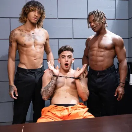 Trevor Brooks, Augie Ryder, & Adrian Hart In Hard Time, Harder Fuck Trevor Brooks, Augie Ryder, & Adrian Hart In Hard Time, Harder Fuck Gay Porn