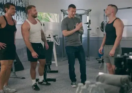 Bred & Breakfast – Push It Inn: Alex Kof, Miles Fallon, & Scott Braun Bred & Breakfast - Push It Inn: Alex Kof, Miles Fallon, & Scott Braun Gay Porn