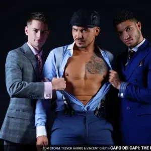 Capo Dei Capi - The Pizzo: Tom Storm, Trevor Harris, & Vincent Grey Gay Porn 9