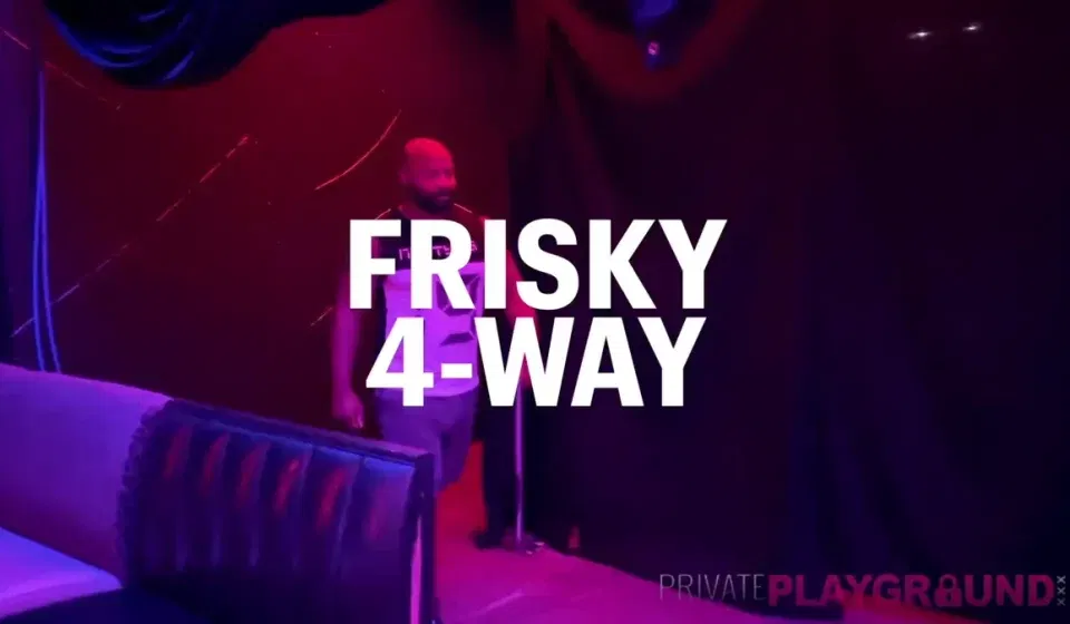 Frisky 4-Way’s Bareback Bear Bash Frisky 4-Way's Bareback Bear Bash Gay Porn