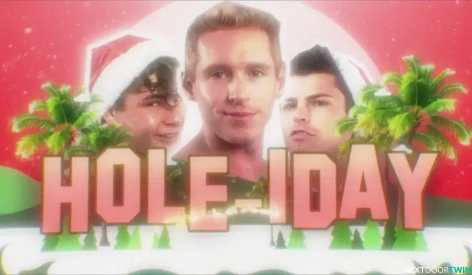 Hole-iday: Oliver Marks, Seth Perterson, & Grayson Cole Gay Porn