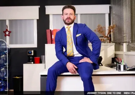 Johnny Tyson Masturbates In A Blue Suit Johnny Tyson Masturbates In A Blue Suit Gay Porn