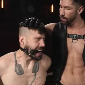 Master Eddie Patrick Trains Buck Richards in Endurance at KinkMen Gay Porn
