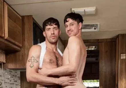 Mornin' Wood: Ty Roderick, Dakota Wonders at Trailer Trash Boys Gay Porn