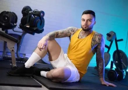 Chad Dorado & Marcus McNeill In Fur Play Gay Porn