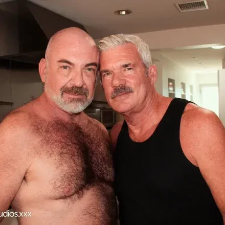 Daddy Patrick Devours Maxxx Schlong's Monster Cock in Squirt Studios Debut Gay Porn