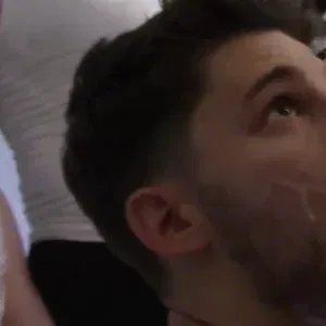 Dex's Mouth and Hole Dripping Cum in New Sketchy Sex Gang-Bang Gay Porn